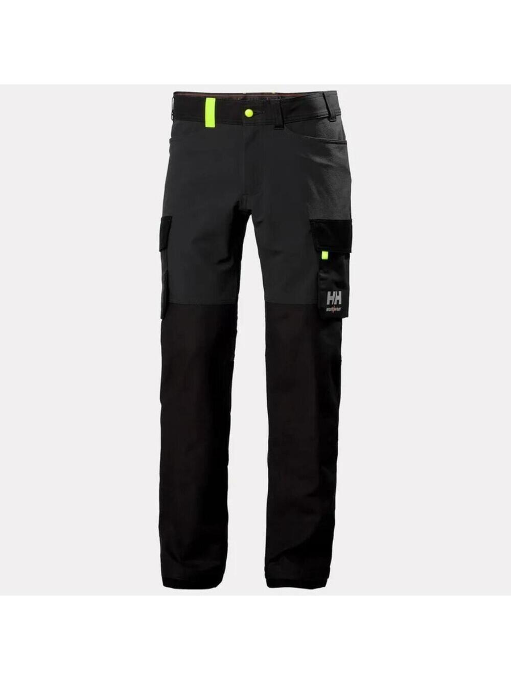Water Repellant Oxford X4 Pants - Helly Hansen - Workwear - Black 34x32